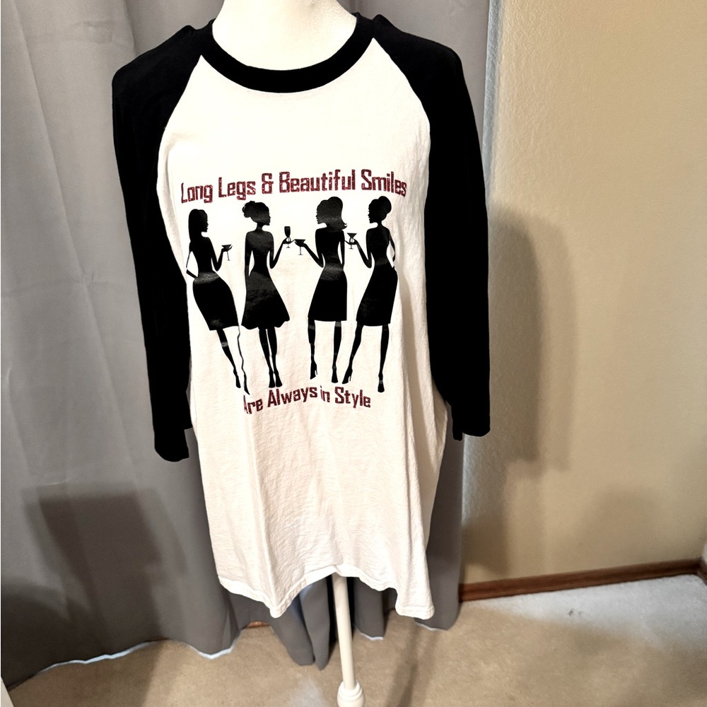Tall Woman 3/4 Sleeve Teeshirt